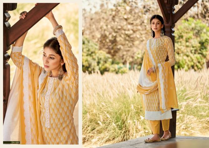 DHRITI AASHNA New Designer Fancy Ethnic Wear Cotton Salwar Suit Collection